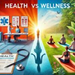 what is the difference between health and wellness