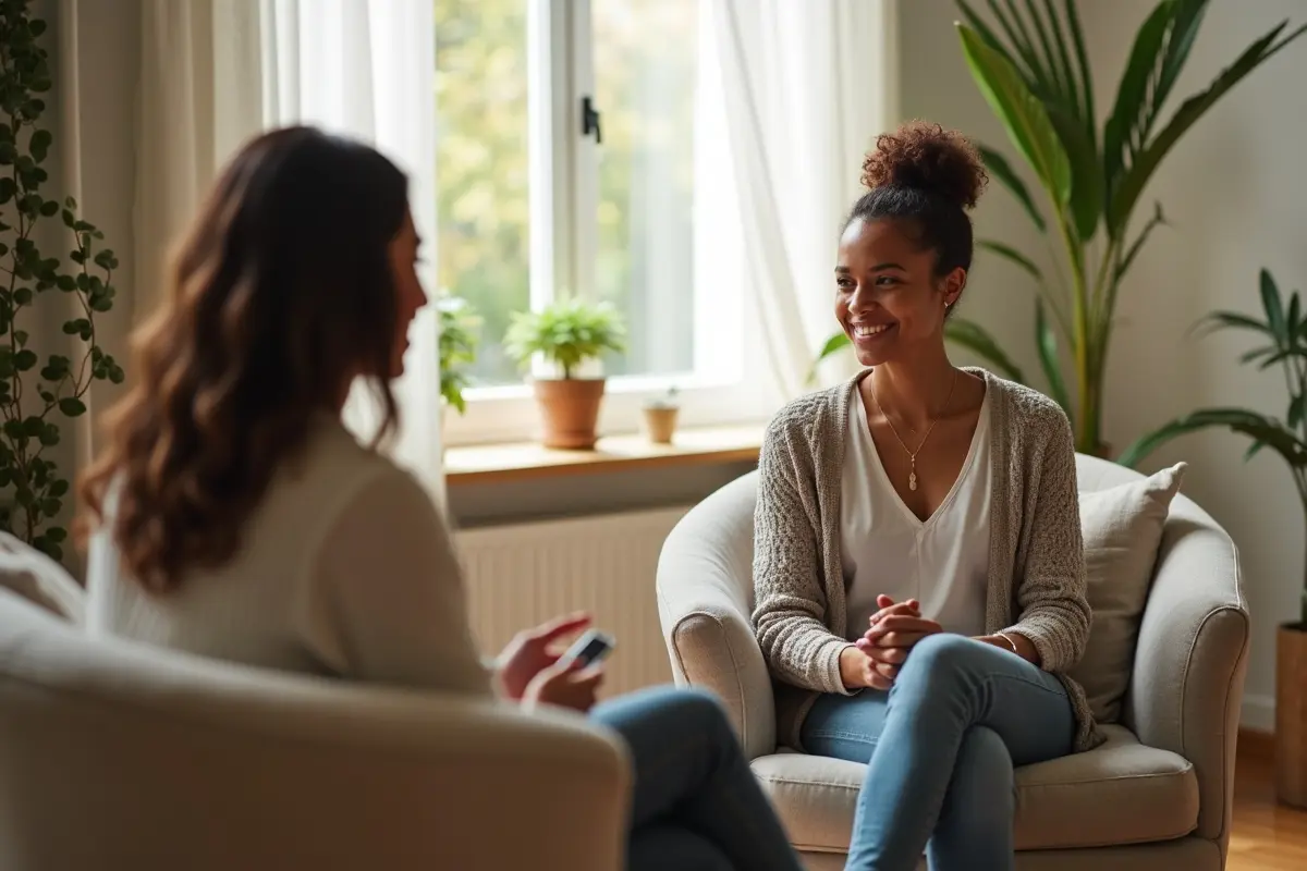 individual receiving personalized counseling support for holistic wellness journey