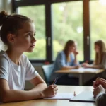 student improving focus through therapeutic boarding school program support