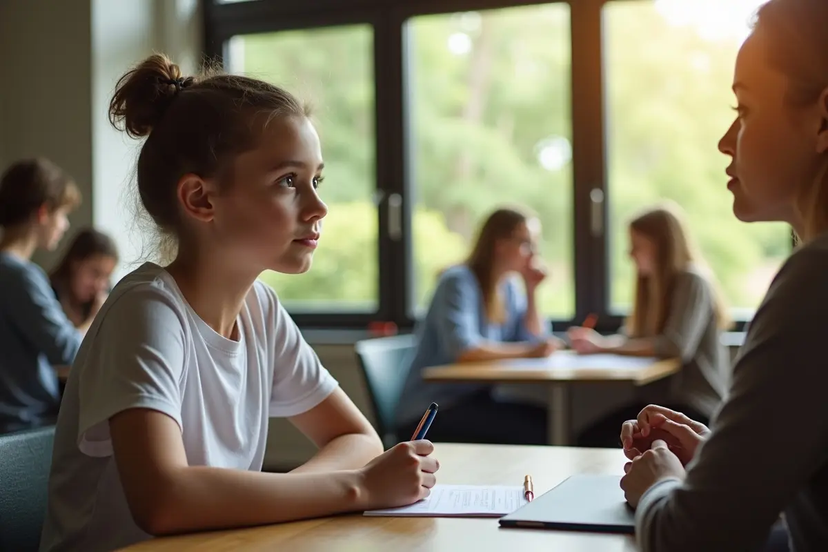 student improving focus through therapeutic boarding school program support